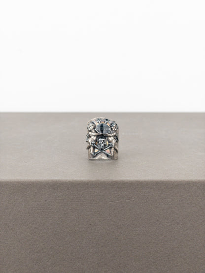 Jean Paul Gaultier AW94 Bronze-Colored Angel Skull Logo Ring
