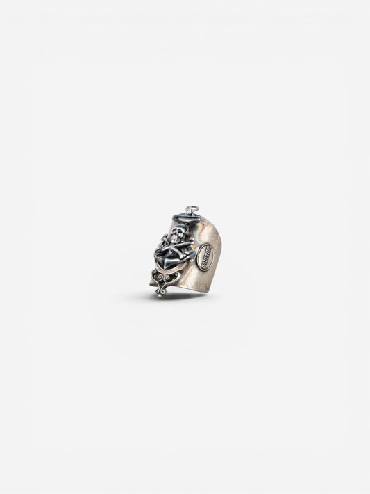 Jean Paul Gaulter AW94 Bronze-Colored Anchor Skull Logo Ring