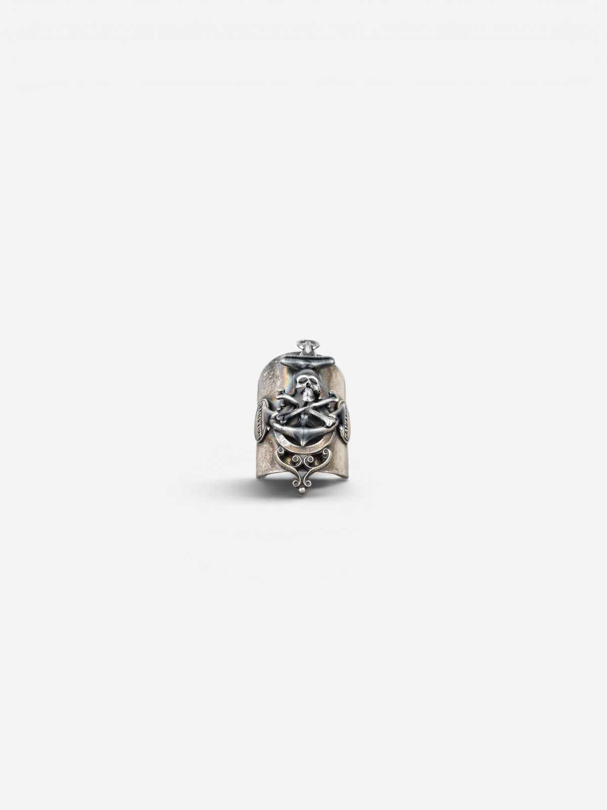 Jean Paul Gaulter AW94 Bronze-Colored Anchor Skull Logo Ring – photo 2