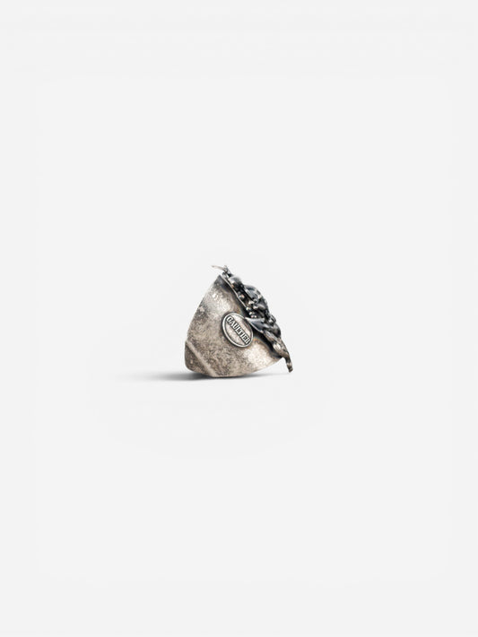 Jean Paul Gaulter AW94 Bronze-Colored Anchor Skull Logo Ring – photo 5