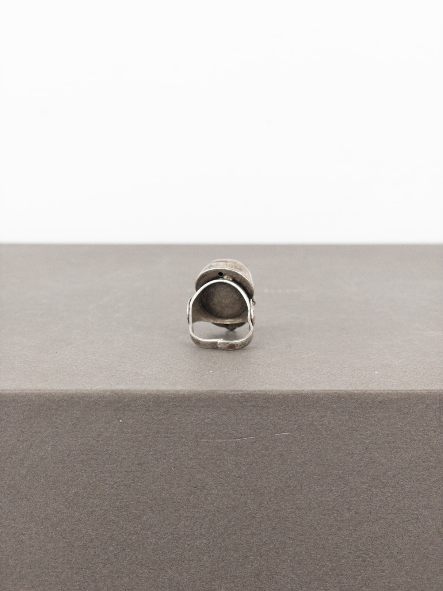 Jean Paul Gaultier AW94 Large Bronze-Colored Skull Logo Ring