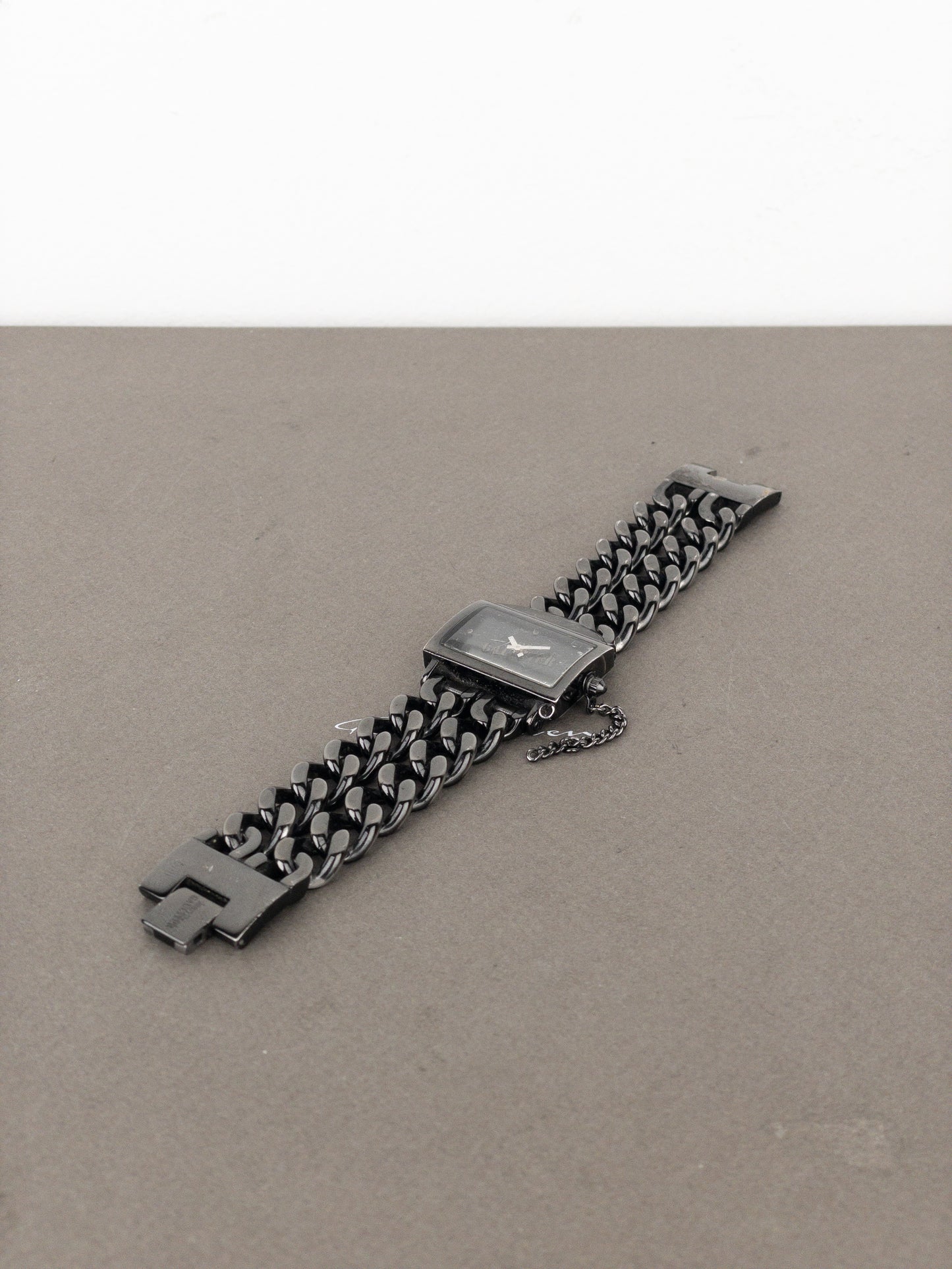 Jean Paul Gaultier 1990s Cuban Bracelet Watch