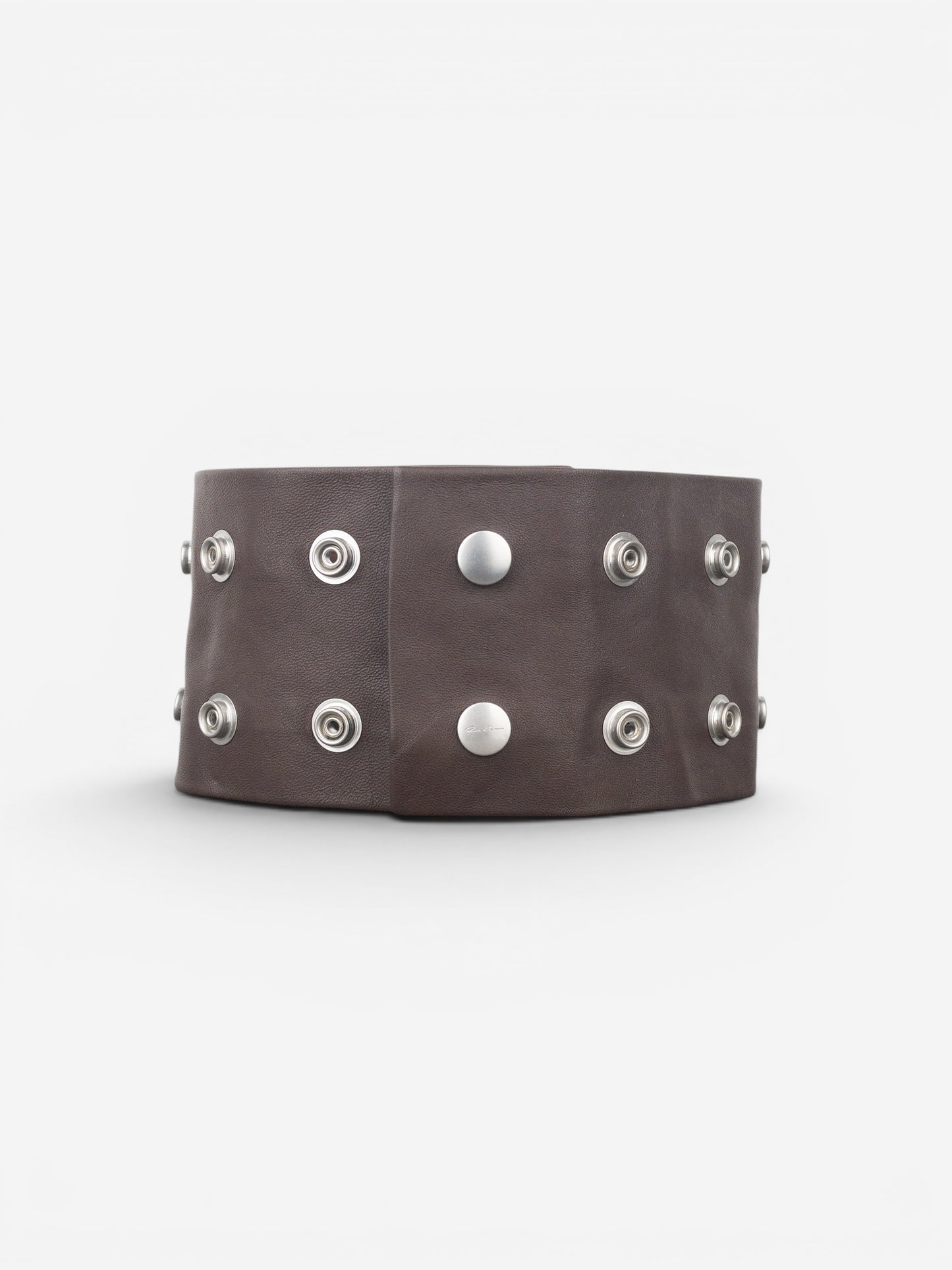 Rick Owens AW23 ‘Luxor’ Studded Leather Choker Necklace