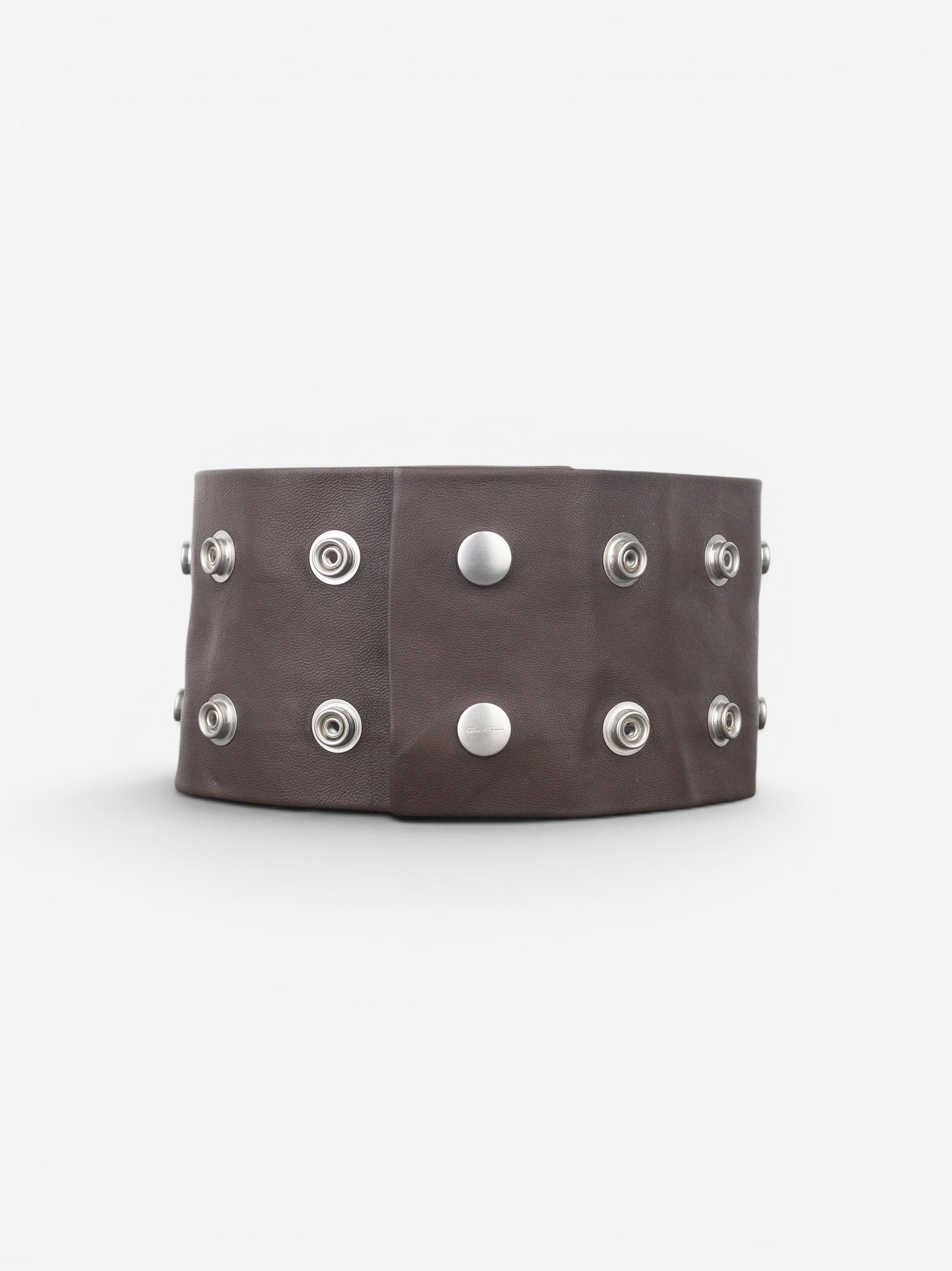 Rick Owens AW23 ‘Luxor’ Studded Leather Choker Necklace