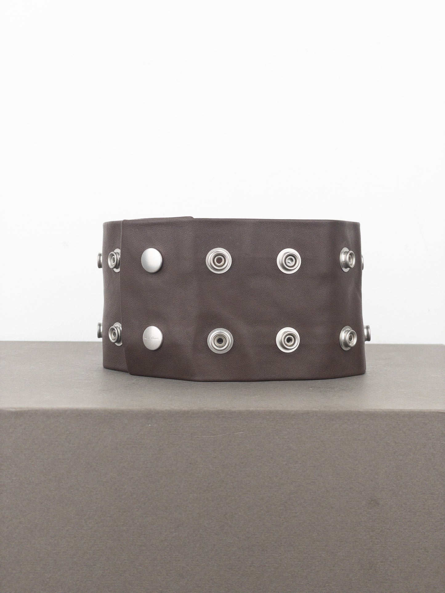 Rick Owens AW23 ‘Luxor’ Studded Leather Choker Necklace