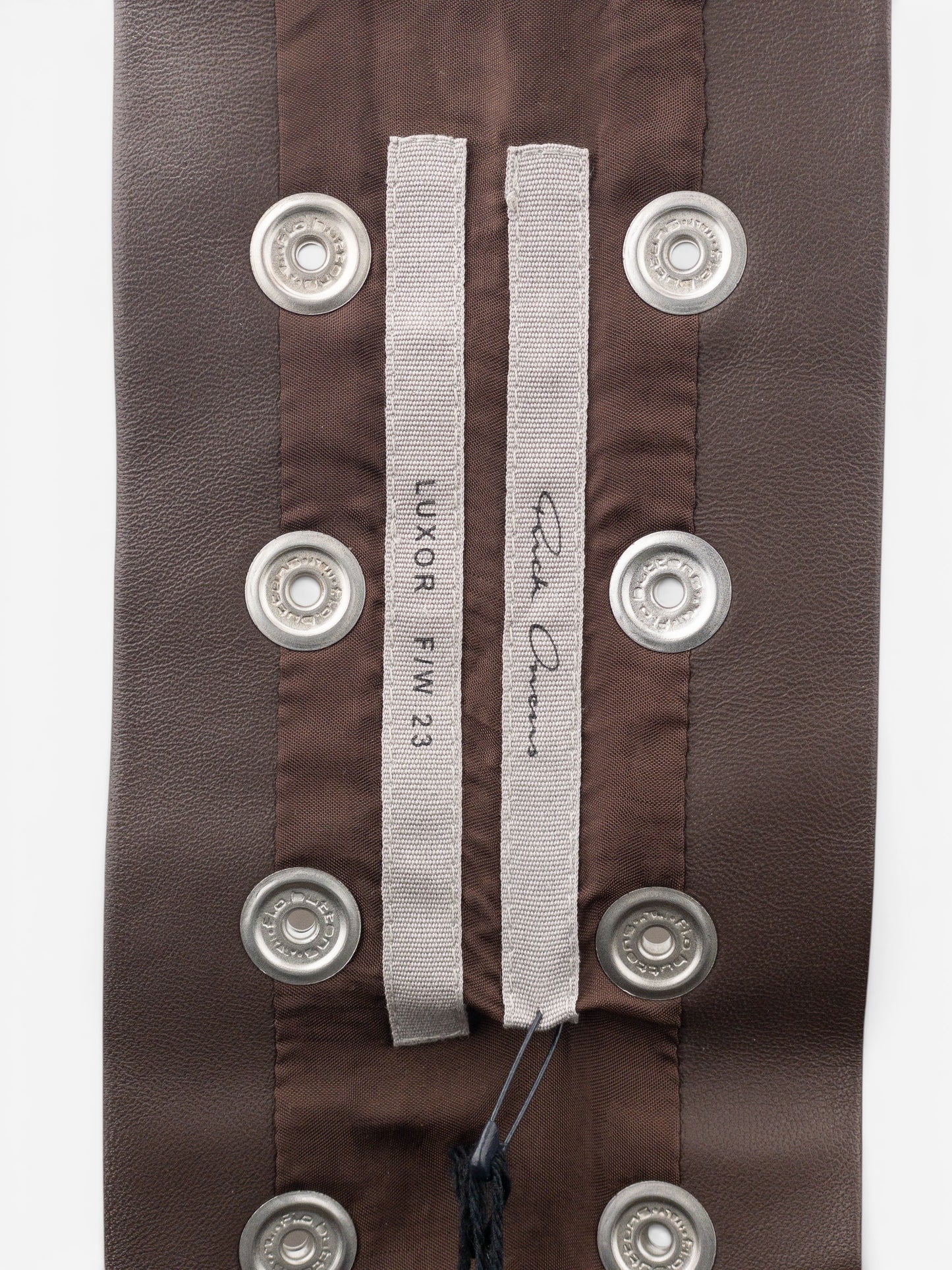 Rick Owens AW23 ‘Luxor’ Studded Leather Choker Necklace – photo 3