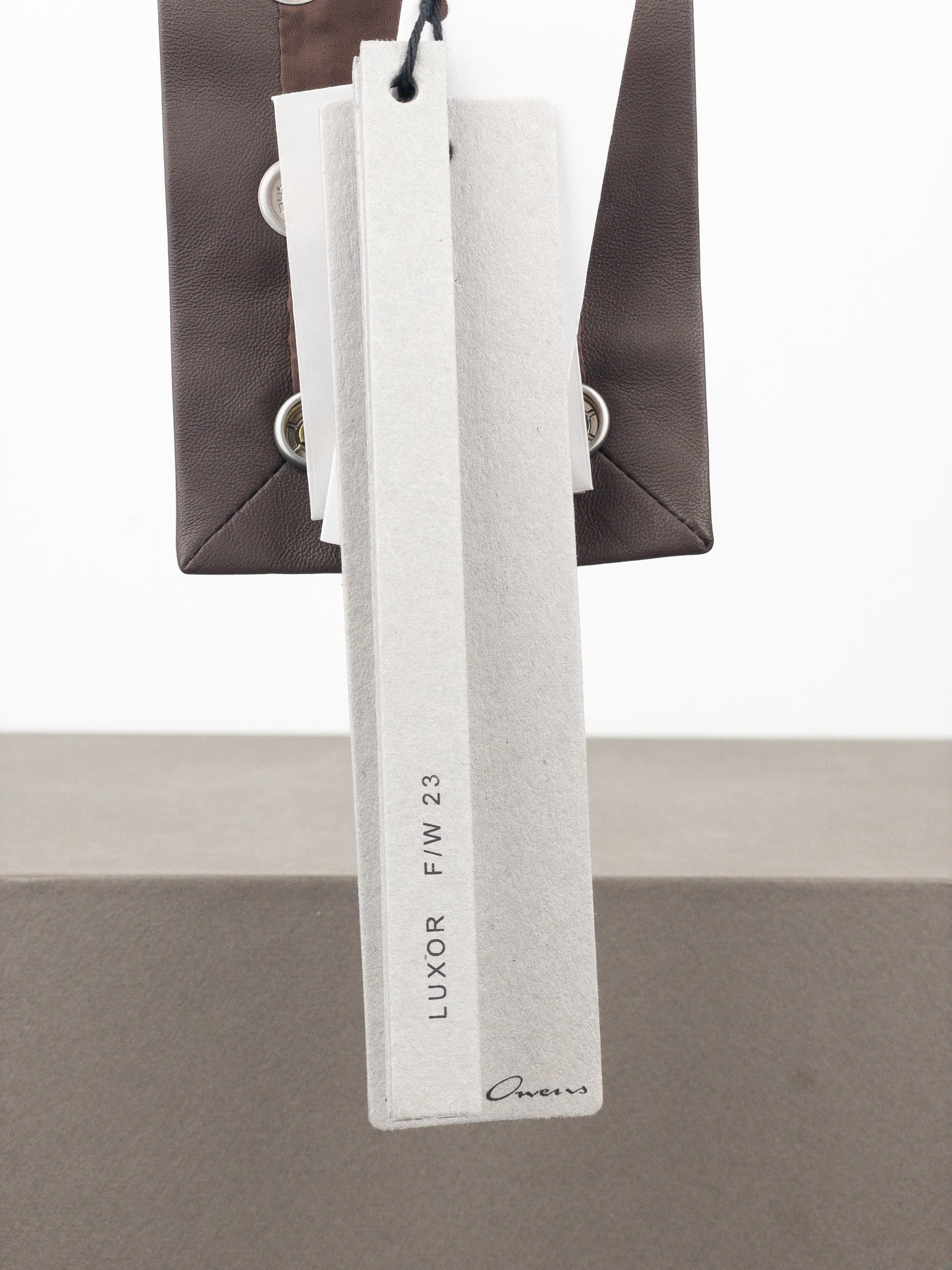 Rick Owens AW23 ‘Luxor’ Studded Leather Choker Necklace