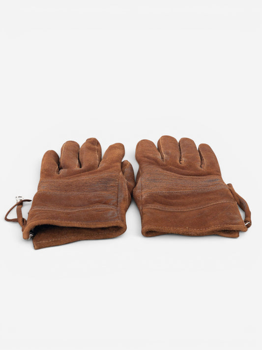 Balmain by Decarnin 2010s Suede Leather Biker Gloves – photo 3