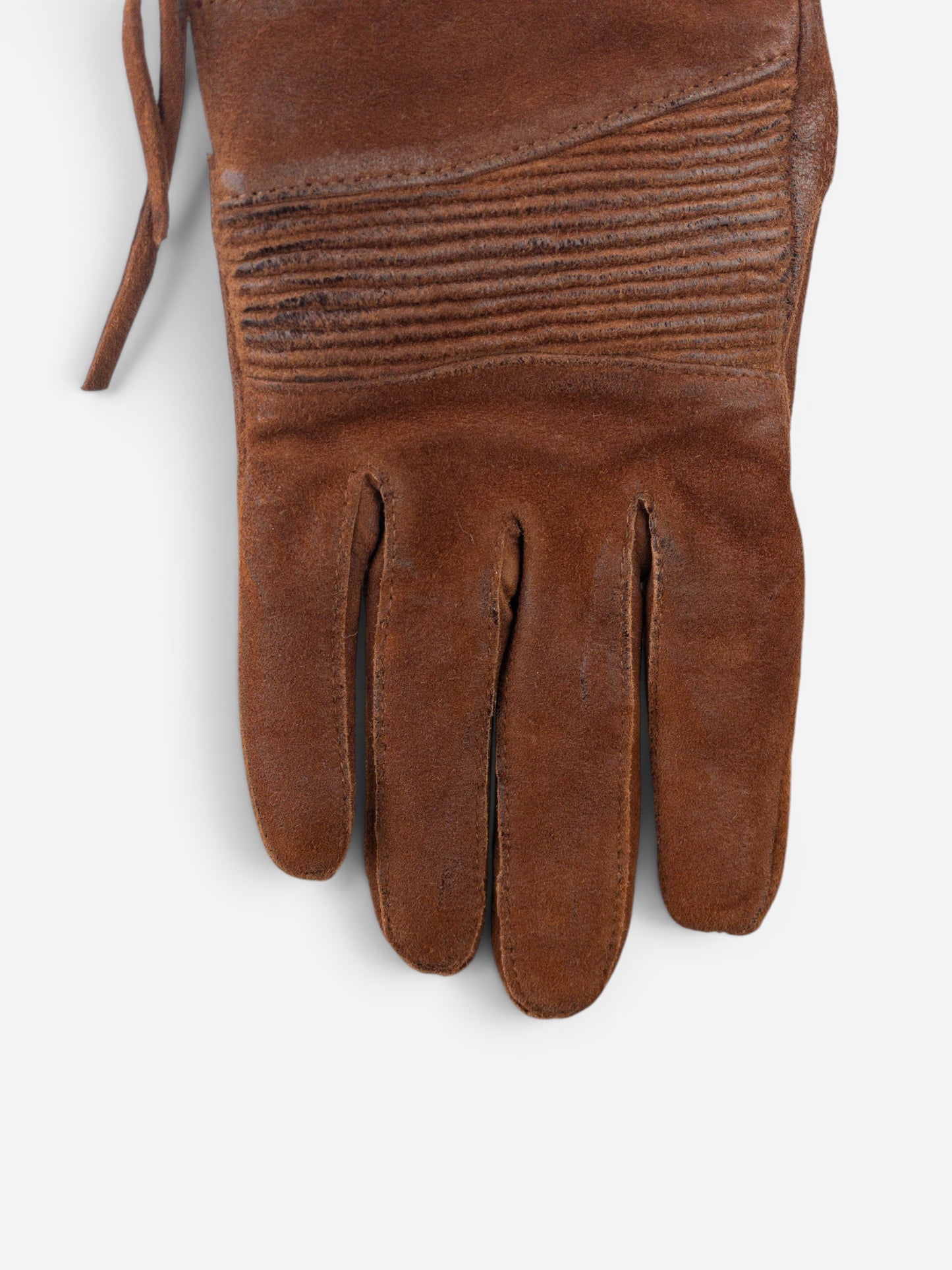 Balmain by Decarnin 2010s Suede Leather Biker Gloves – photo 7