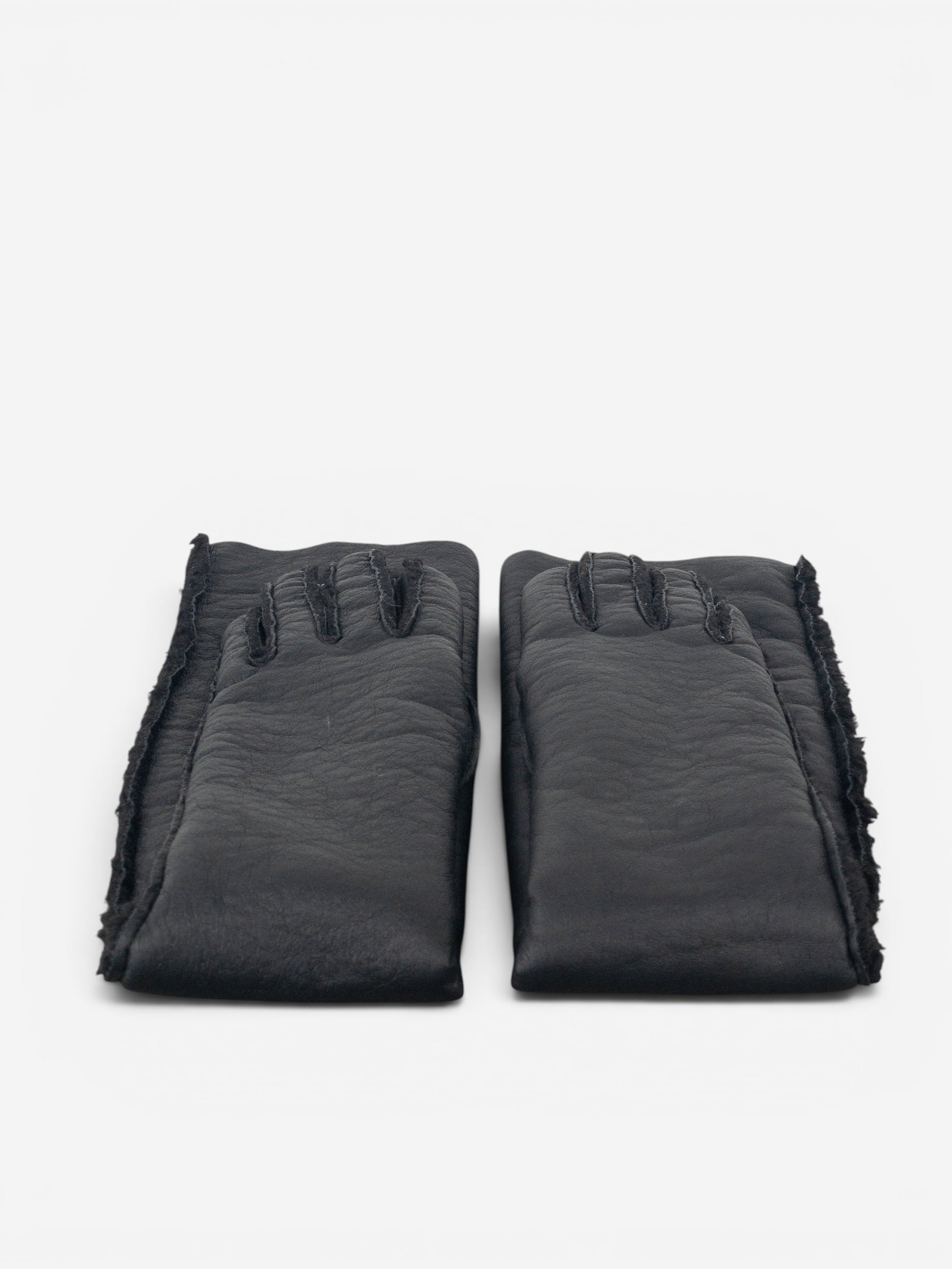 Maison Margiela MM6 Leather Shearling Sleeve Gloves – photo 2