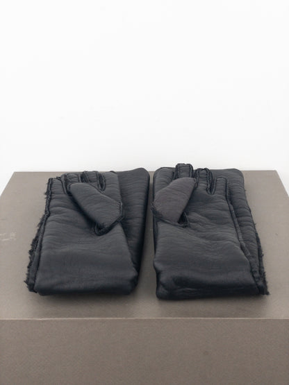 Maison Margiela MM6 Leather Shearling Sleeve Gloves