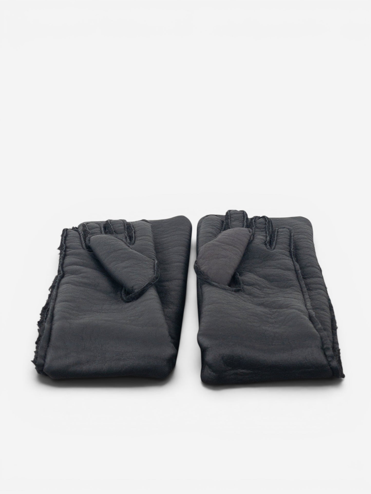 Maison Margiela MM6 Leather Shearling Sleeve Gloves – photo 4