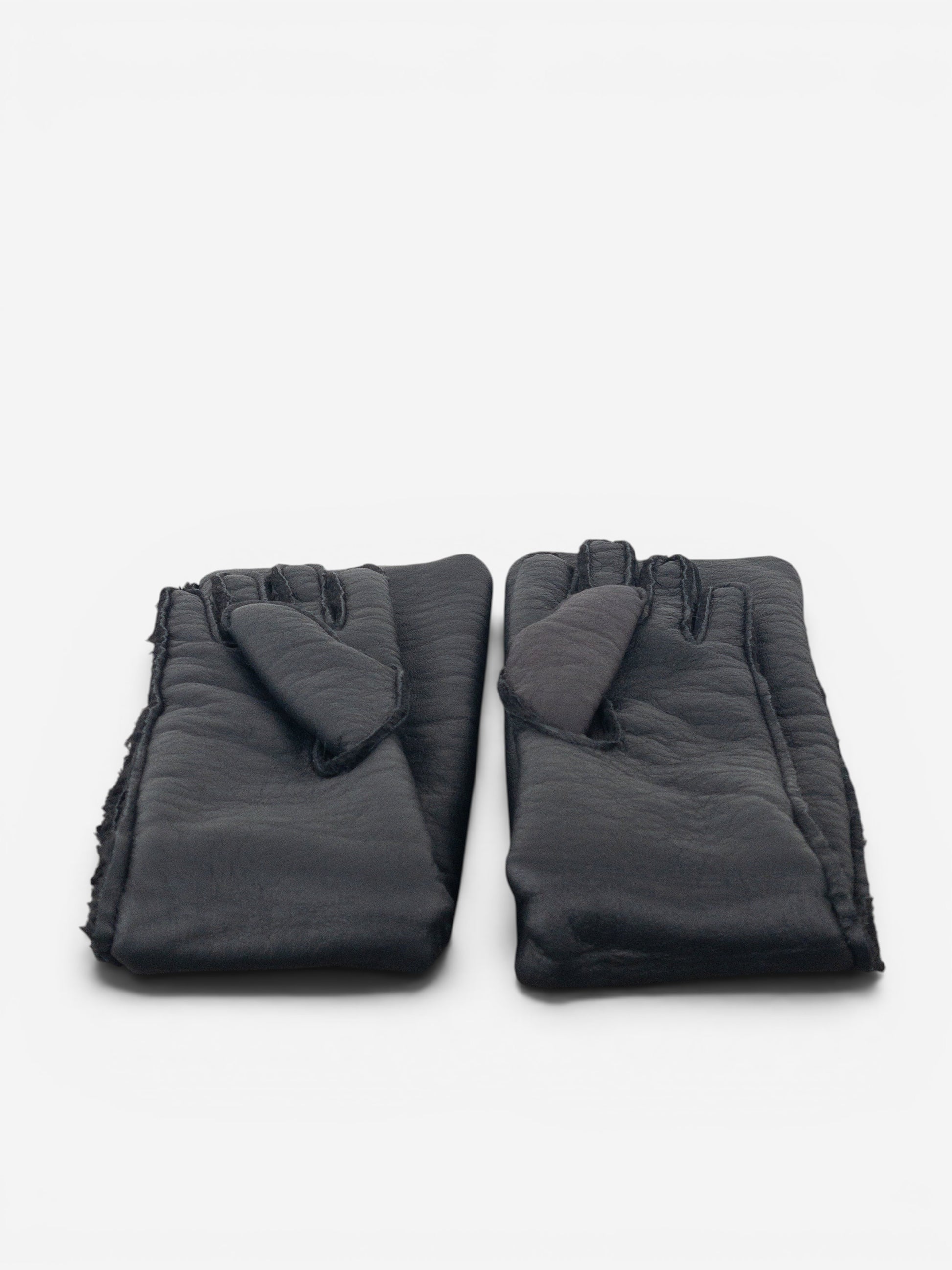 Maison Margiela MM6 Leather Shearling Sleeve Gloves – photo 4