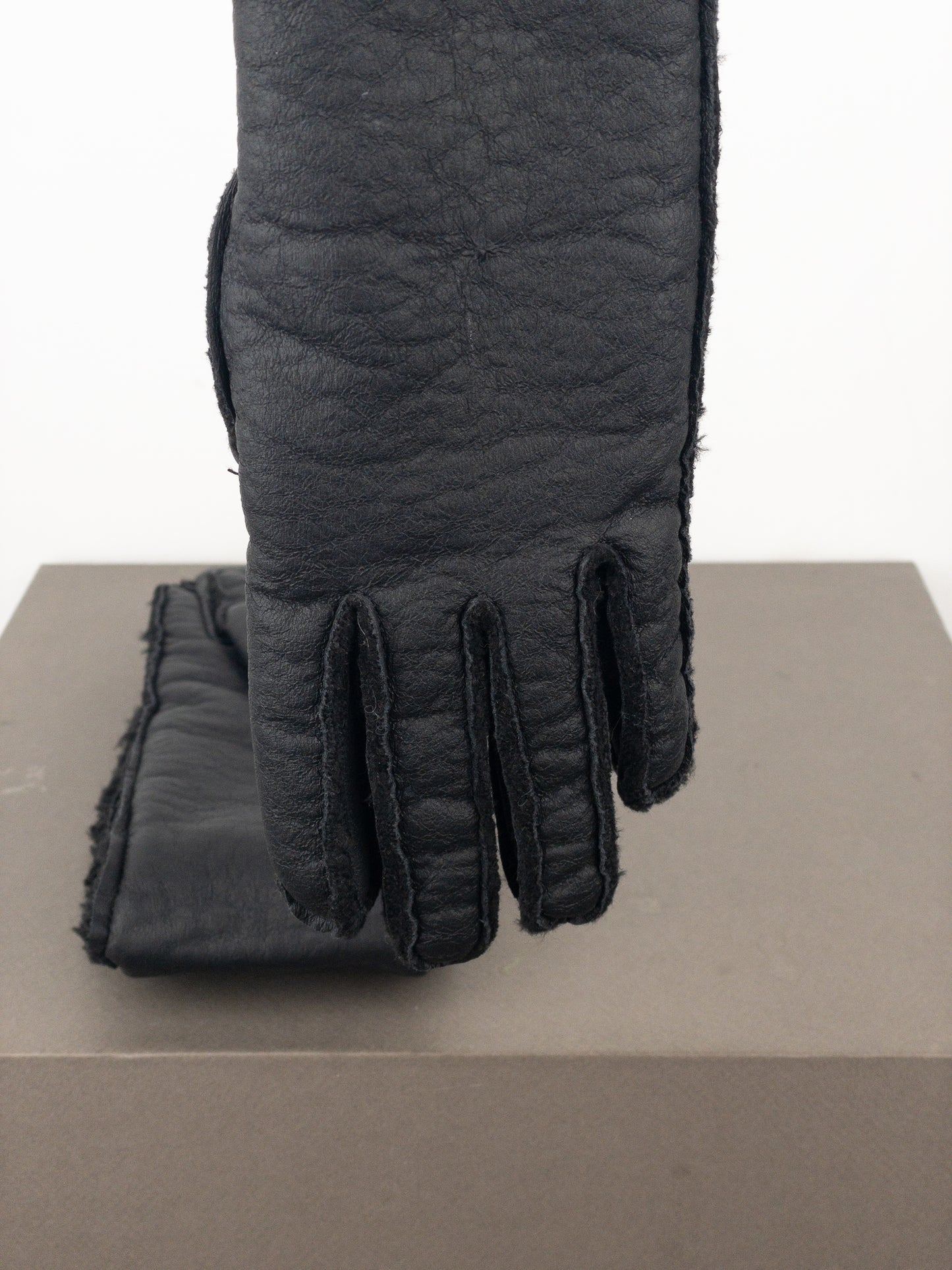 Maison Margiela MM6 Leather Shearling Sleeve Gloves