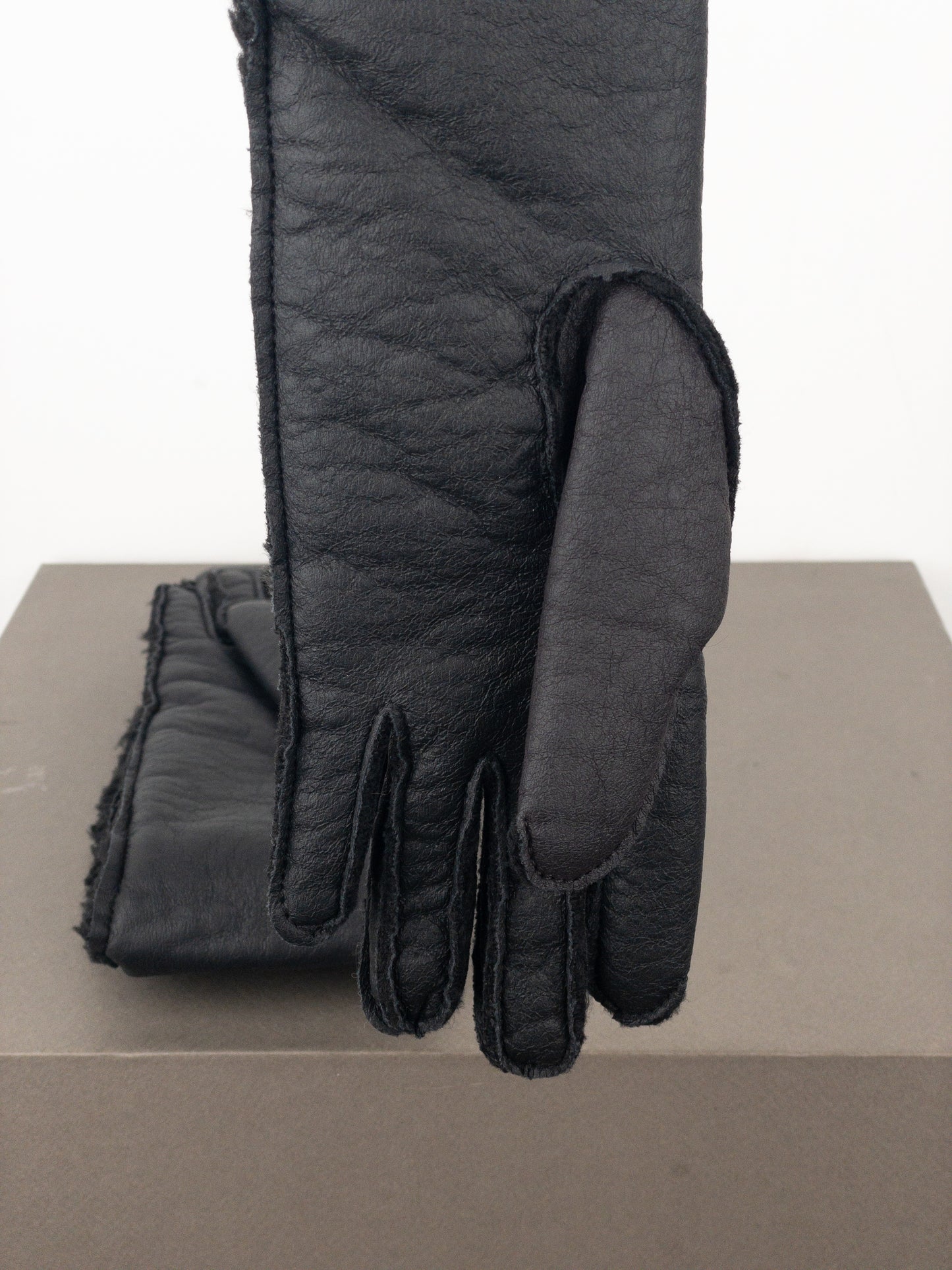Maison Margiela MM6 Leather Shearling Sleeve Gloves