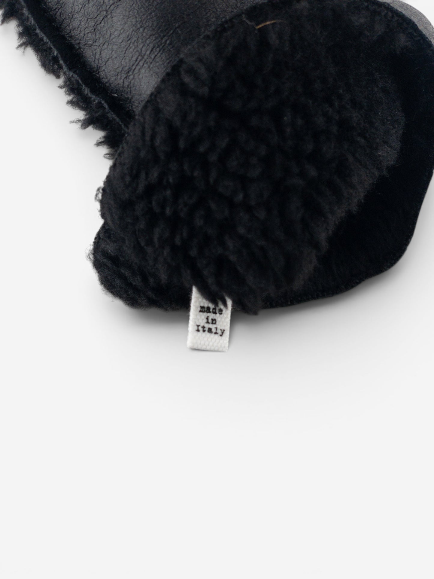 Maison Margiela MM6 Leather Shearling Sleeve Gloves – photo 10