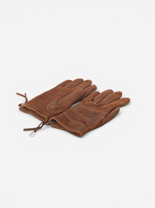 Balmain by Decarnin 2010s Suede Leather Biker Gloves – photo 9