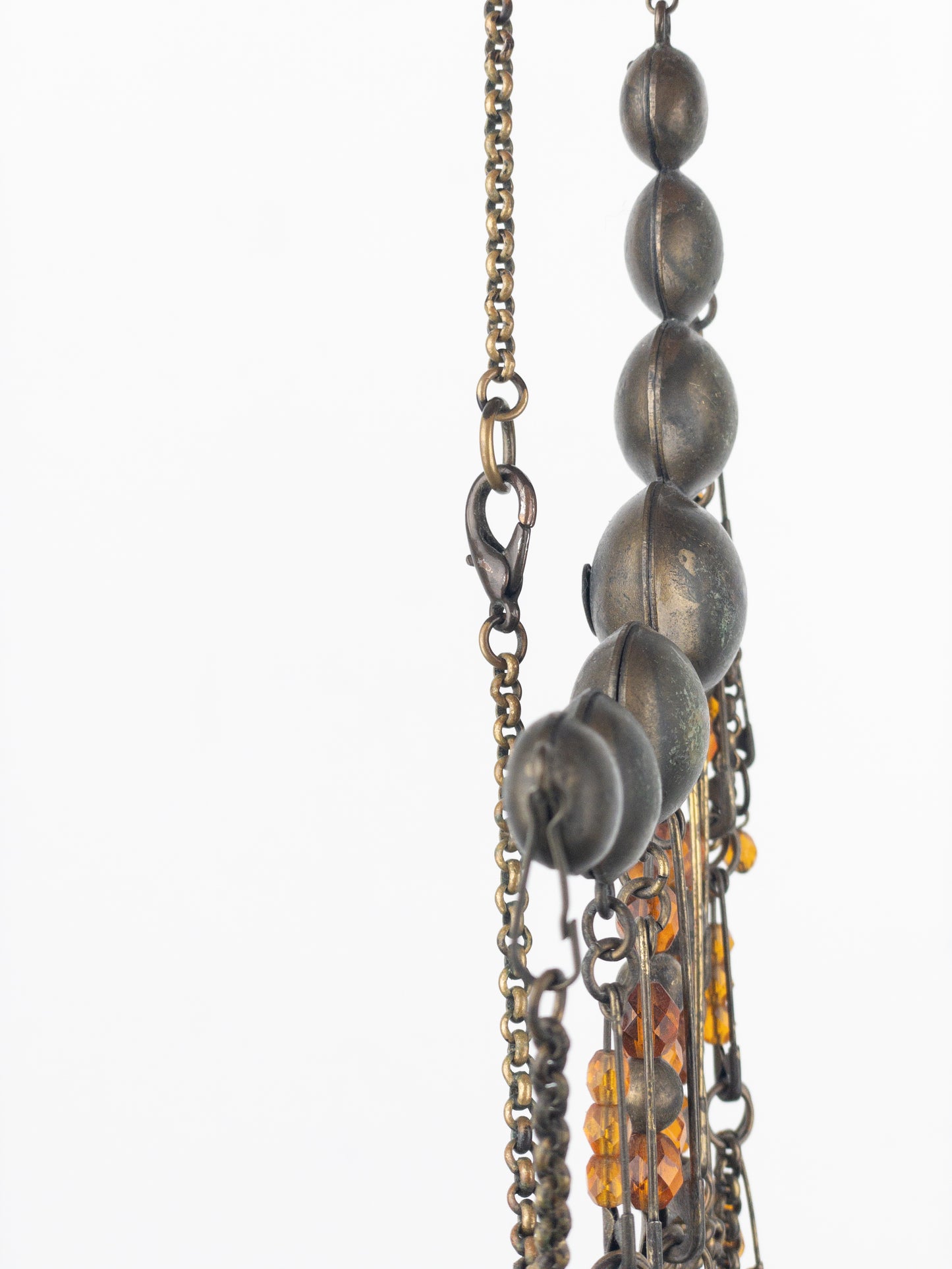 Jean Paul Gaultier 90s Safety Pin Collier Necklace