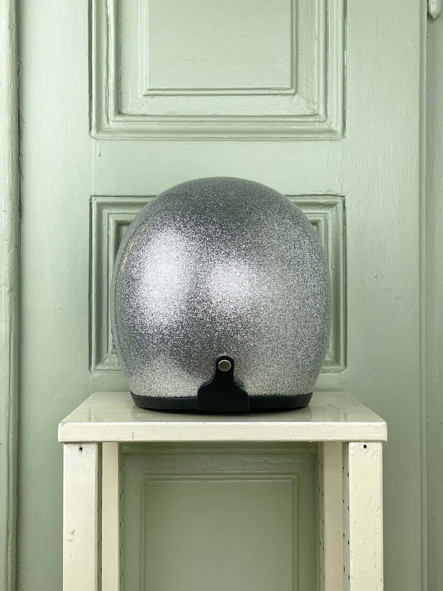 Maison Margiela Glitter Helmet Shoulder Bag