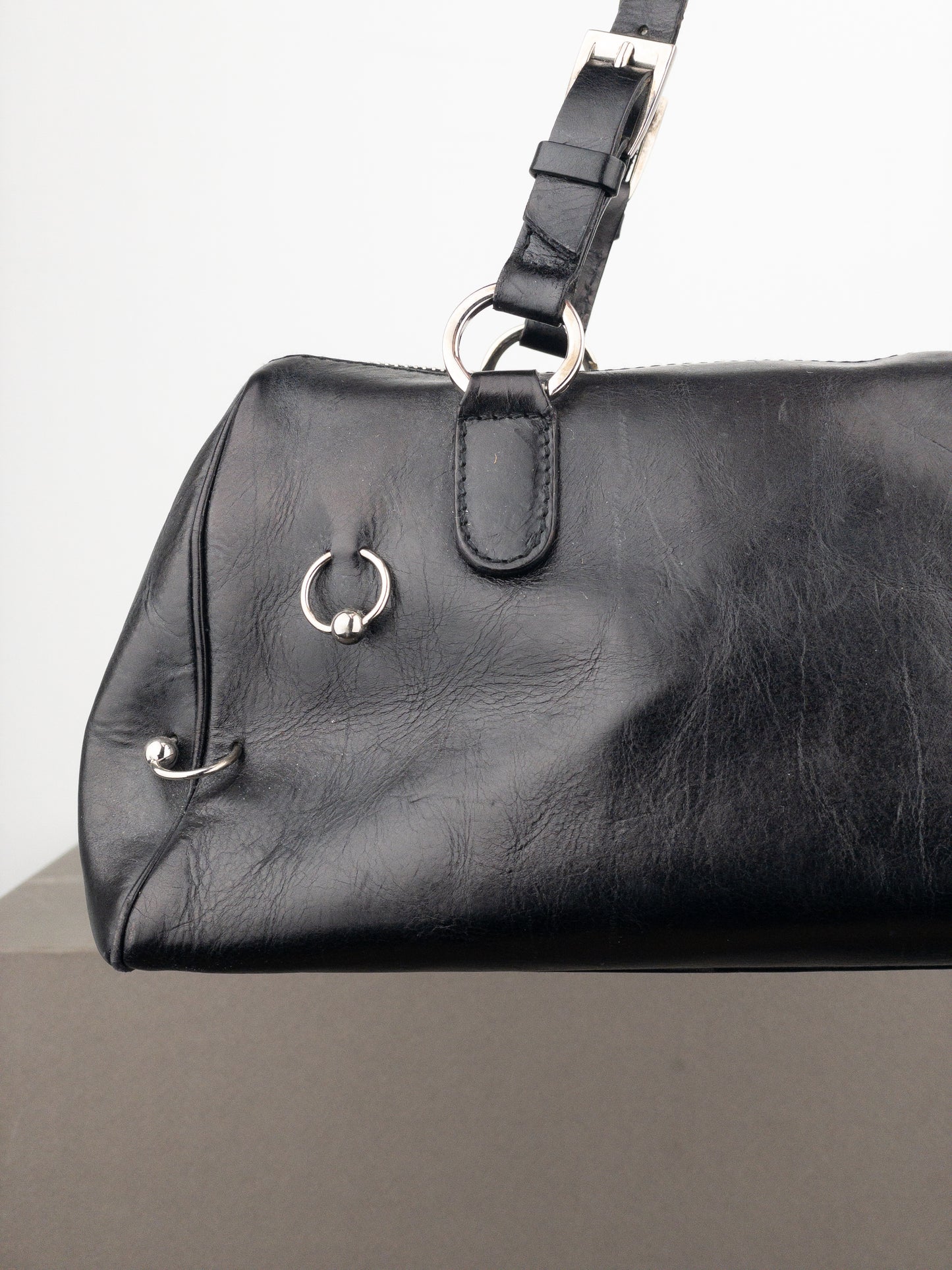 Dior by Galliano SS04 ‘Hardcore Piercing’ Bowling Handbag