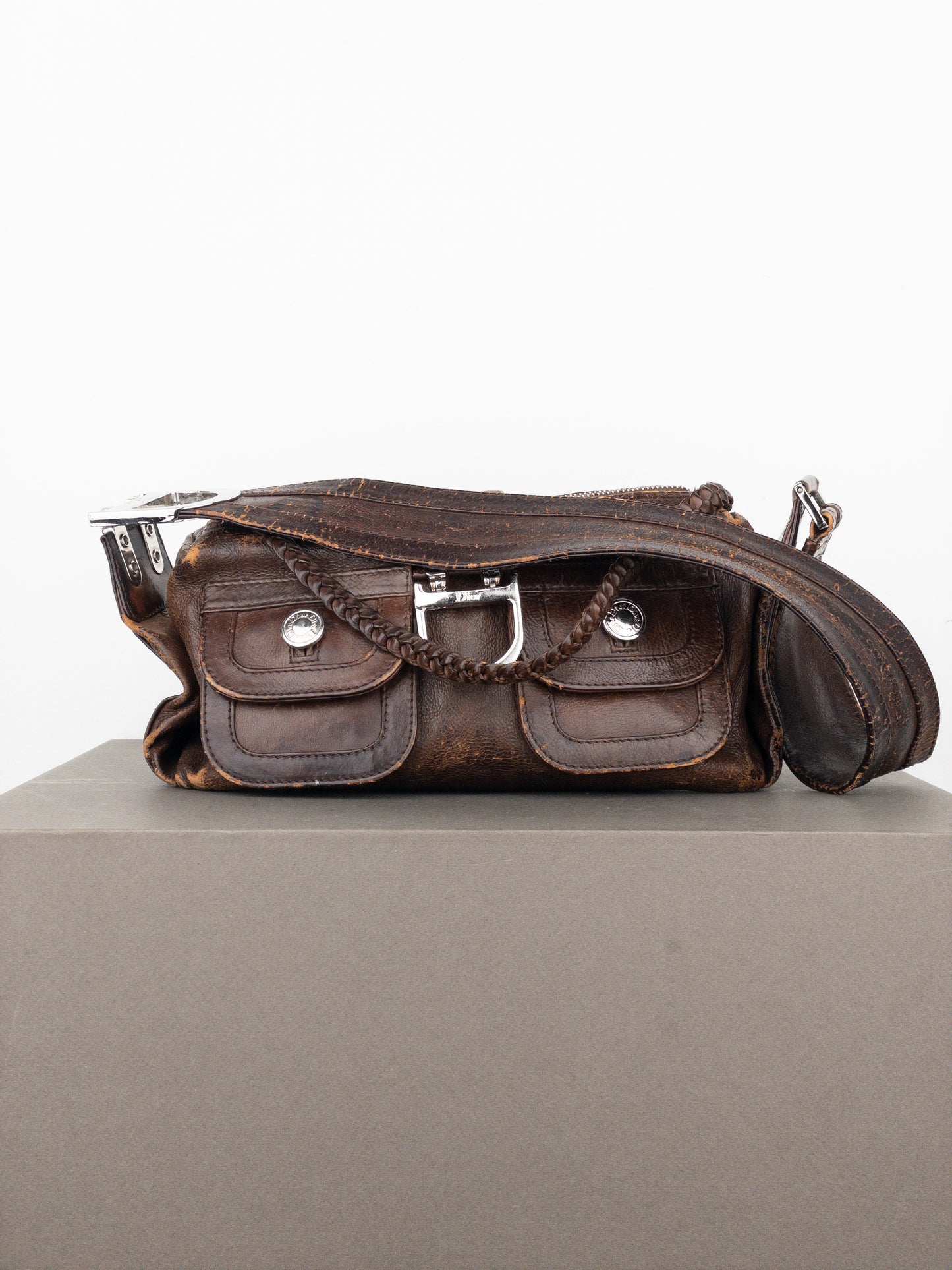 Dior by Galliano 2000s ‘Flight’ Cargo Shoulder Bag