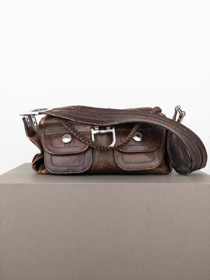 Dior by Galliano 2000s ‘Flight’ Cargo Shoulder Bag