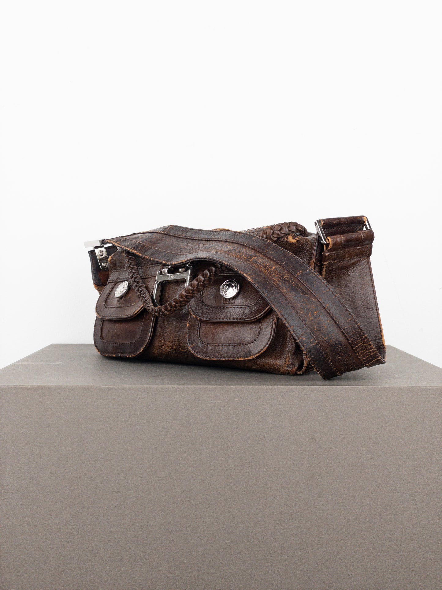 Dior by Galliano 2000s ‘Flight’ Cargo Shoulder Bag