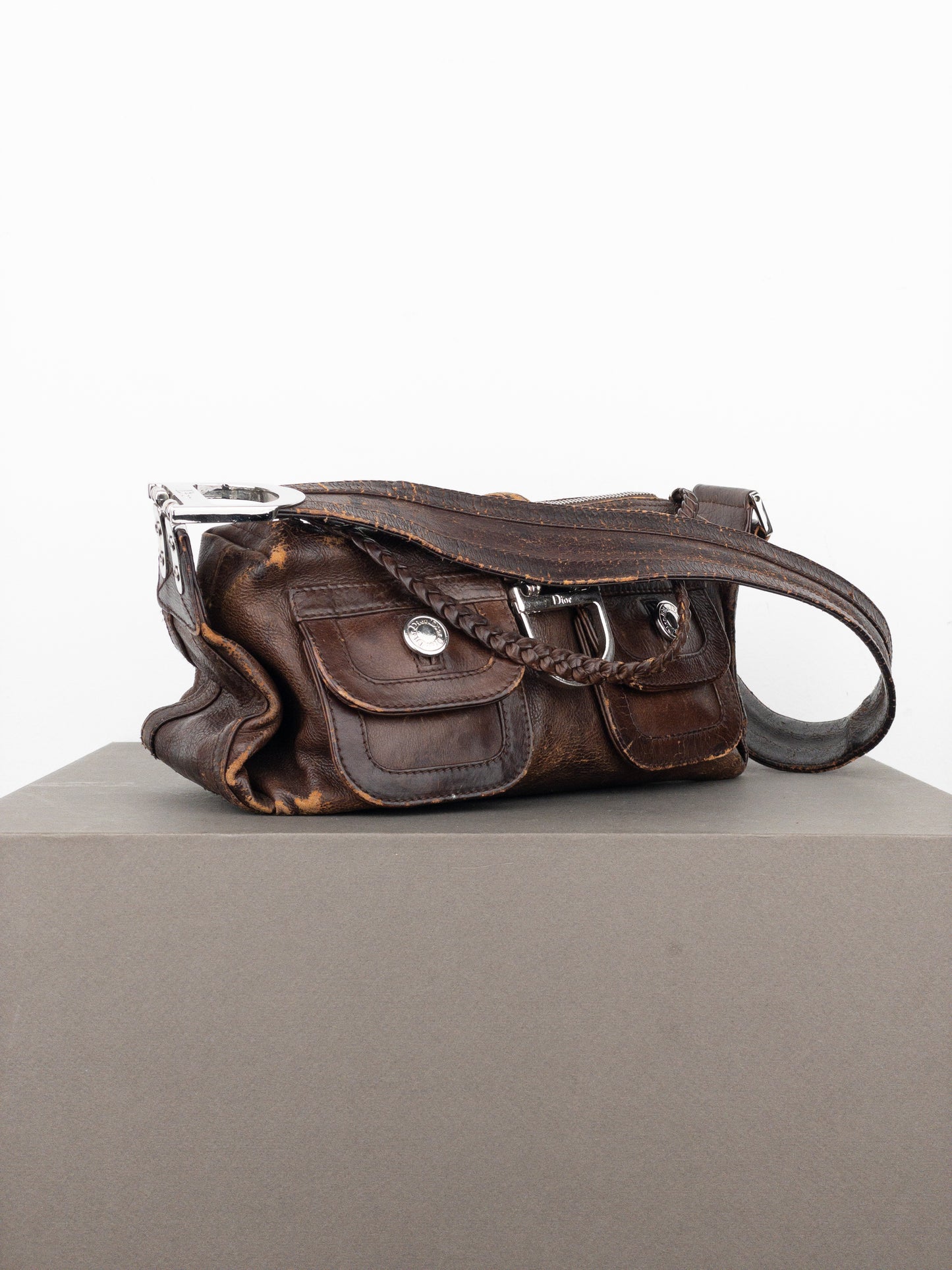 Dior by Galliano 2000s ‘Flight’ Cargo Shoulder Bag