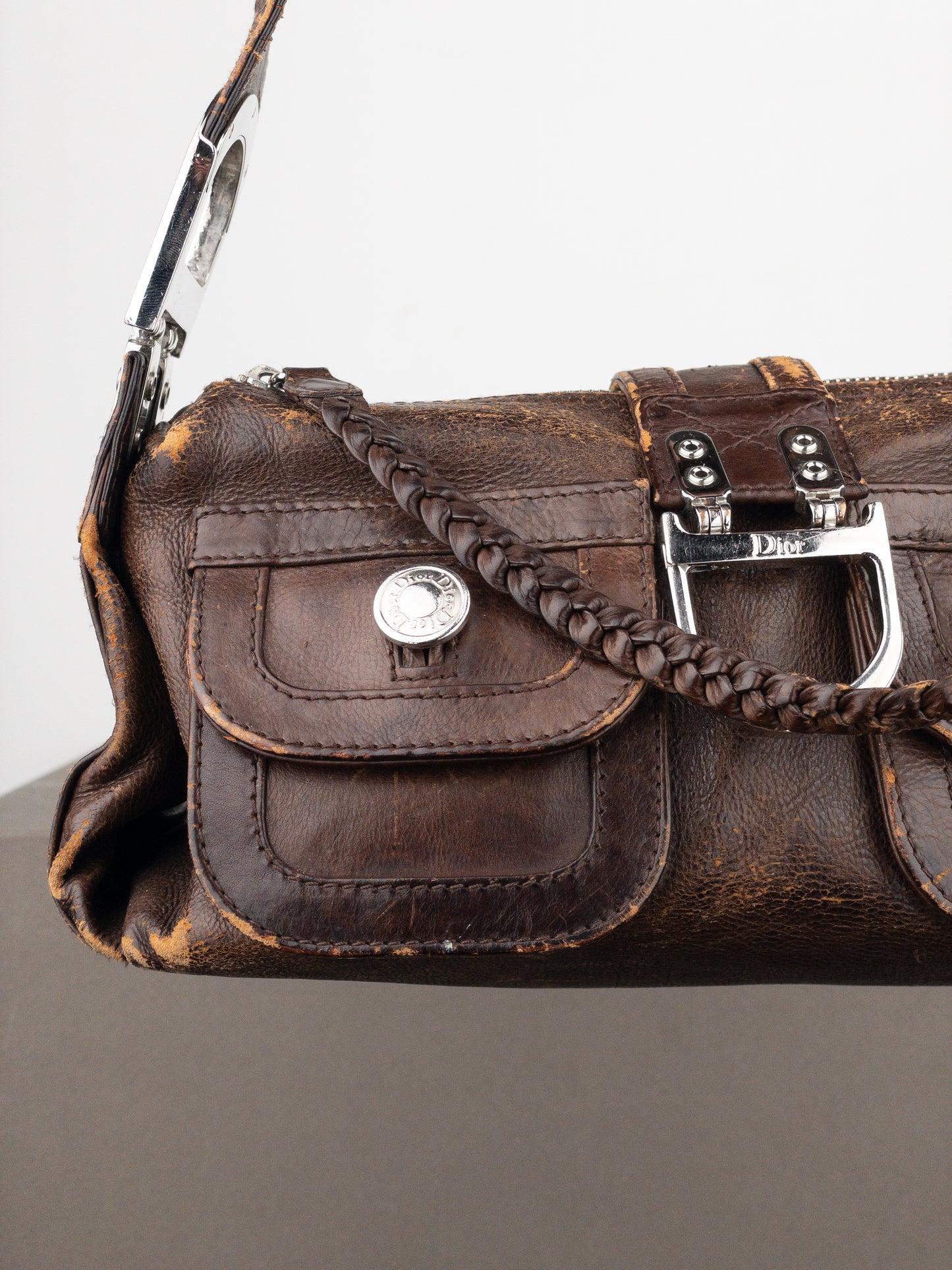 Dior by Galliano 2000s ‘Flight’ Cargo Shoulder Bag