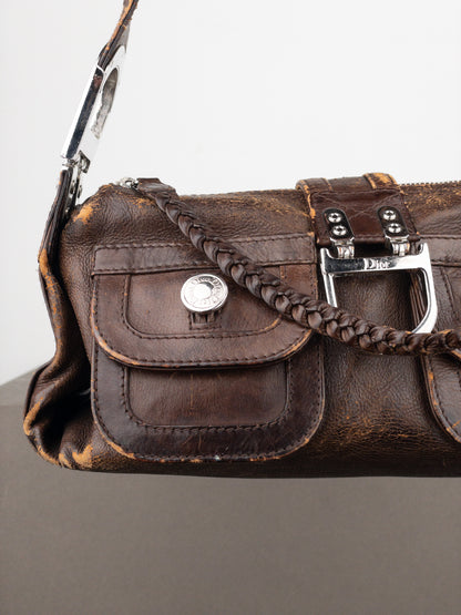 Dior by Galliano 2000s ‘Flight’ Cargo Shoulder Bag