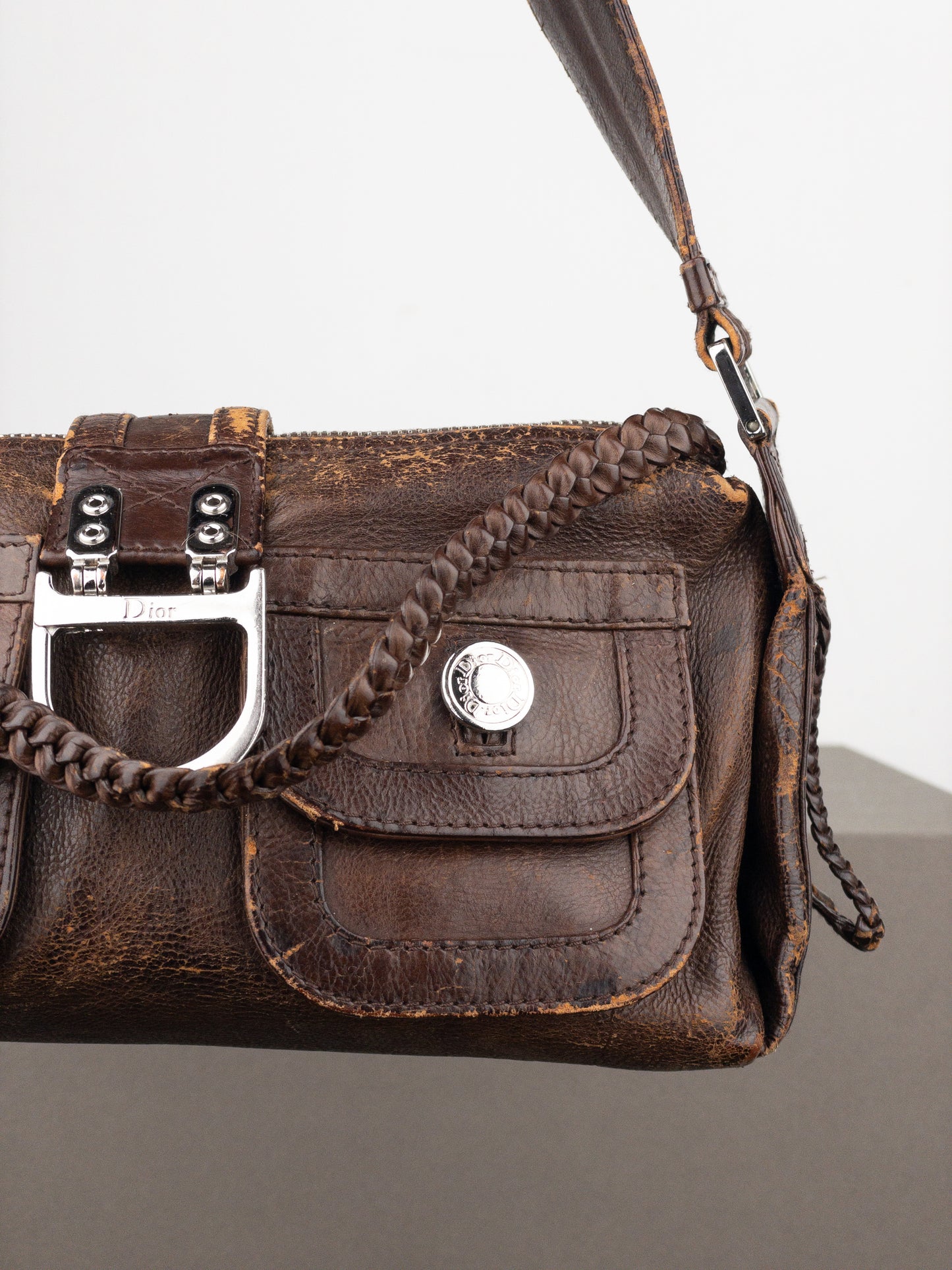 Dior by Galliano 2000s ‘Flight’ Cargo Shoulder Bag