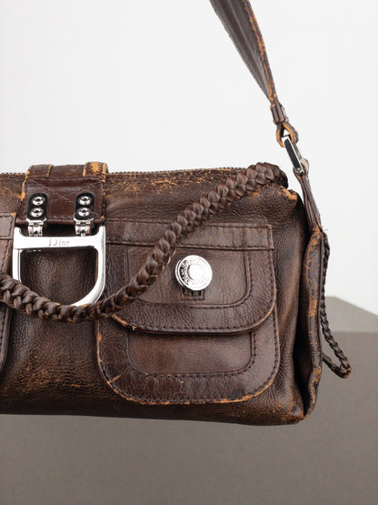 Dior by Galliano 2000s ‘Flight’ Cargo Shoulder Bag