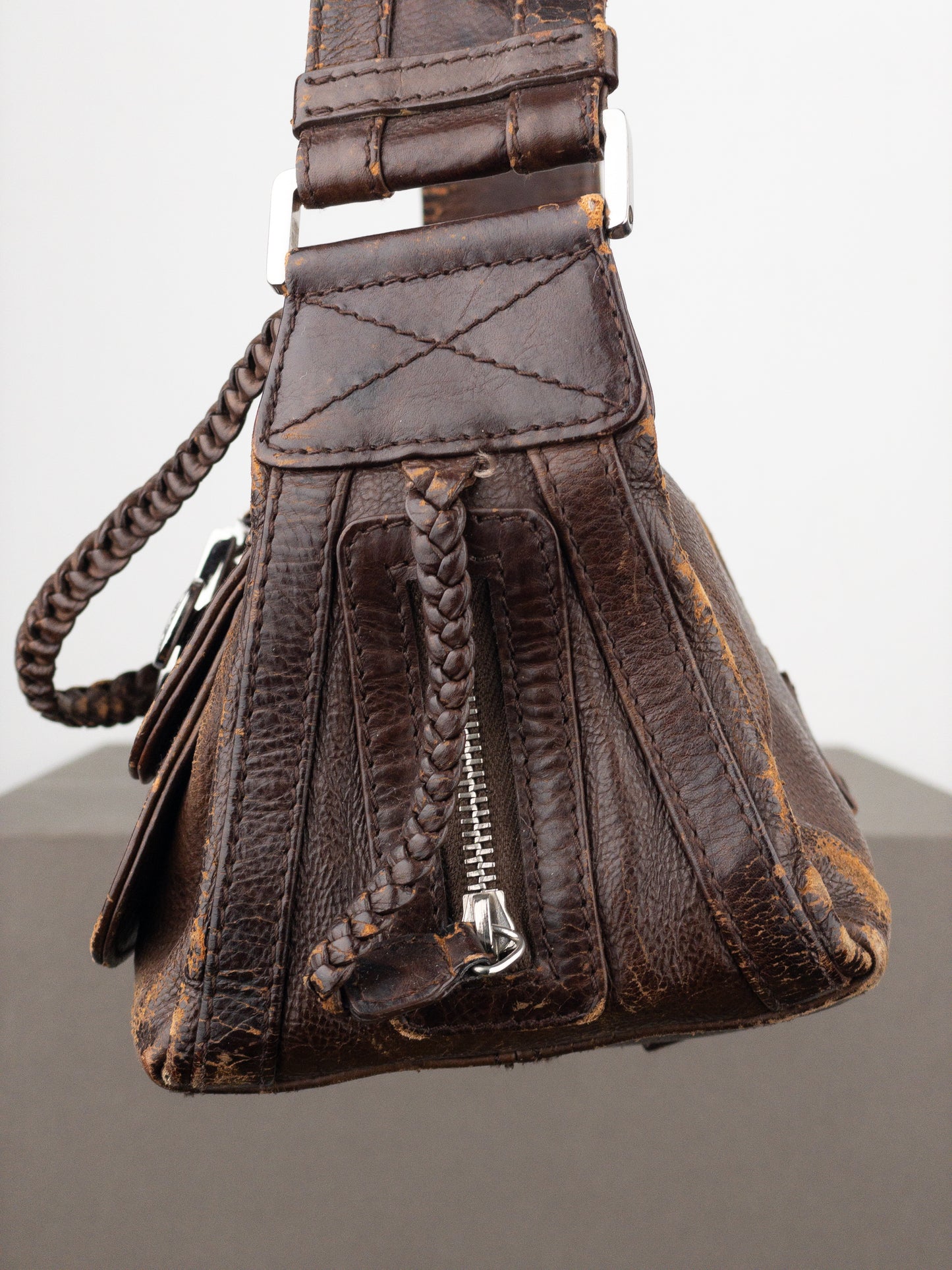 Dior by Galliano 2000s ‘Flight’ Cargo Shoulder Bag