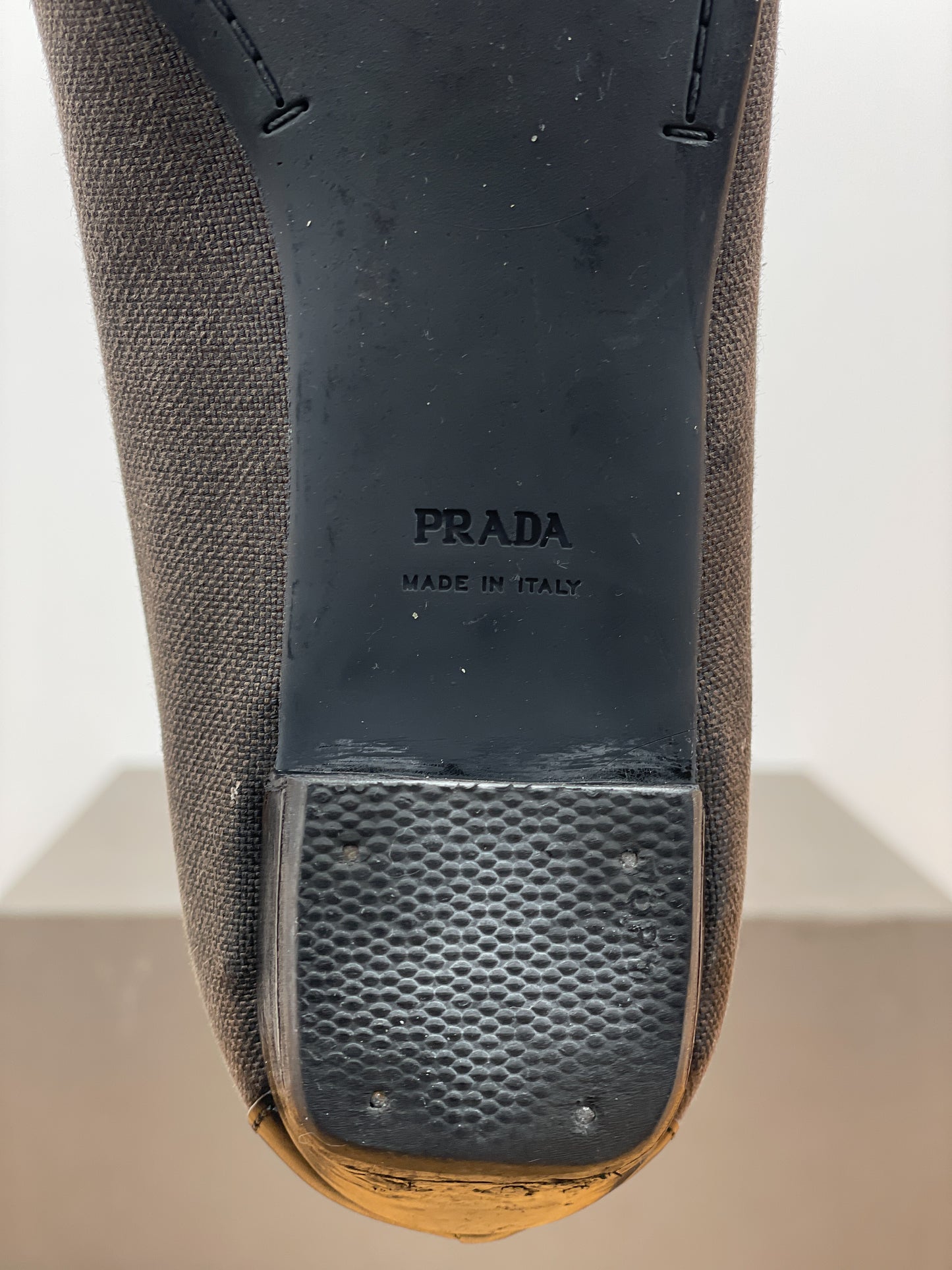 Prada 2000s Pointed Multi-Buckle Ballet Flats
