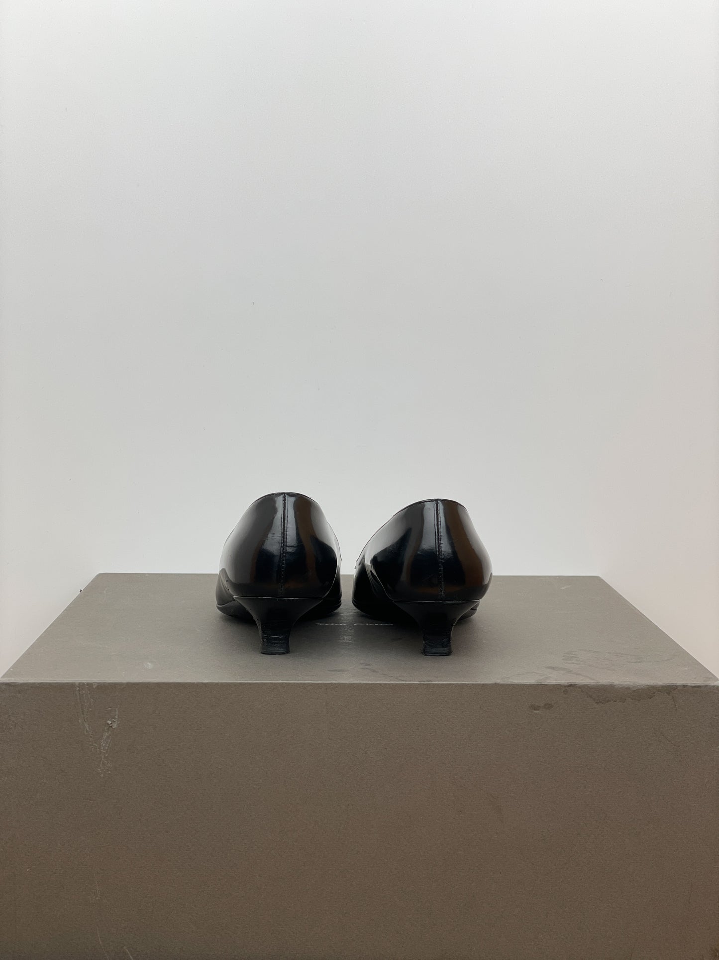 Prada 2000s Pointed Kitten-Heel Pumps
