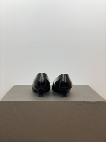 Prada 2000s Pointed Kitten-Heel Pumps