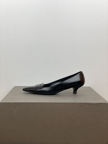 Prada 2000s Pointed Kitten-Heel Pumps