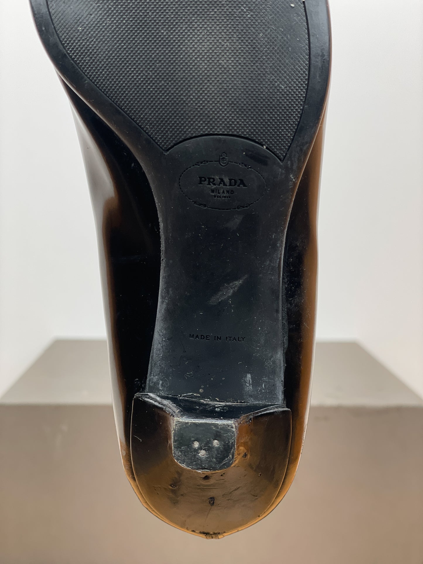 Prada 2000s Pointed Kitten-Heel Pumps