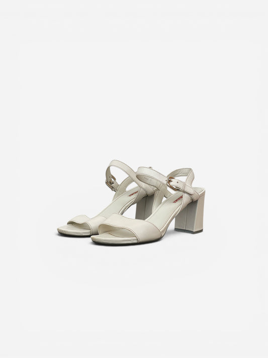 Prada 2000s Buckle Strap Sandal Heels