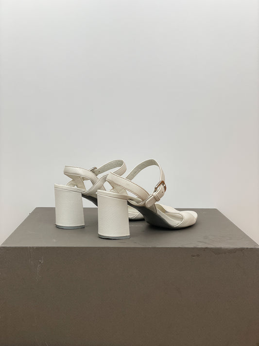 Prada 2000s Buckle Strap Sandal Heels