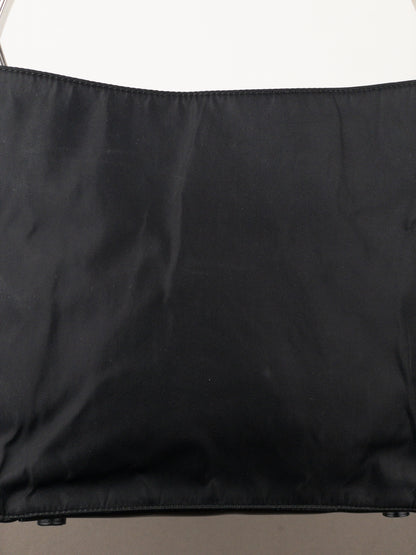 Prada AW98 Vitello Metallo Metal Handle Shoulder Bag