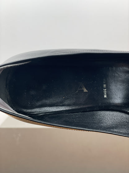 Prada 2000s Buckle Kitten-Heel Pumps