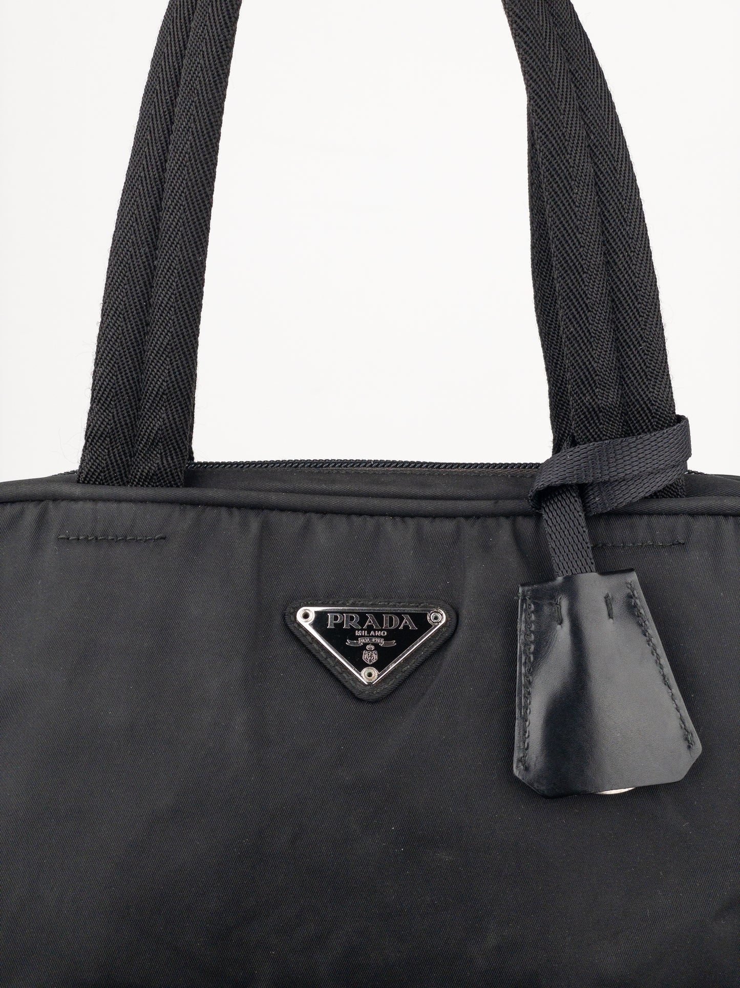 Prada 2000s Tessuto Mini Boston Shoulder Bag