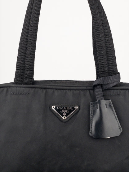 Prada 2000s Tessuto Mini Boston Shoulder Bag