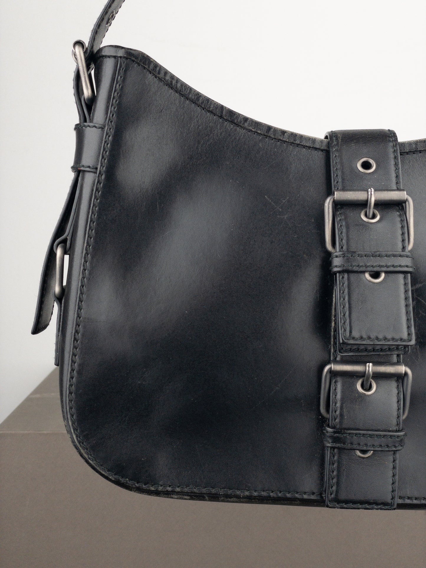 Yves Saint Laurent Rive Gauche by Tom Ford 2000s Hobo Shoulder Bag