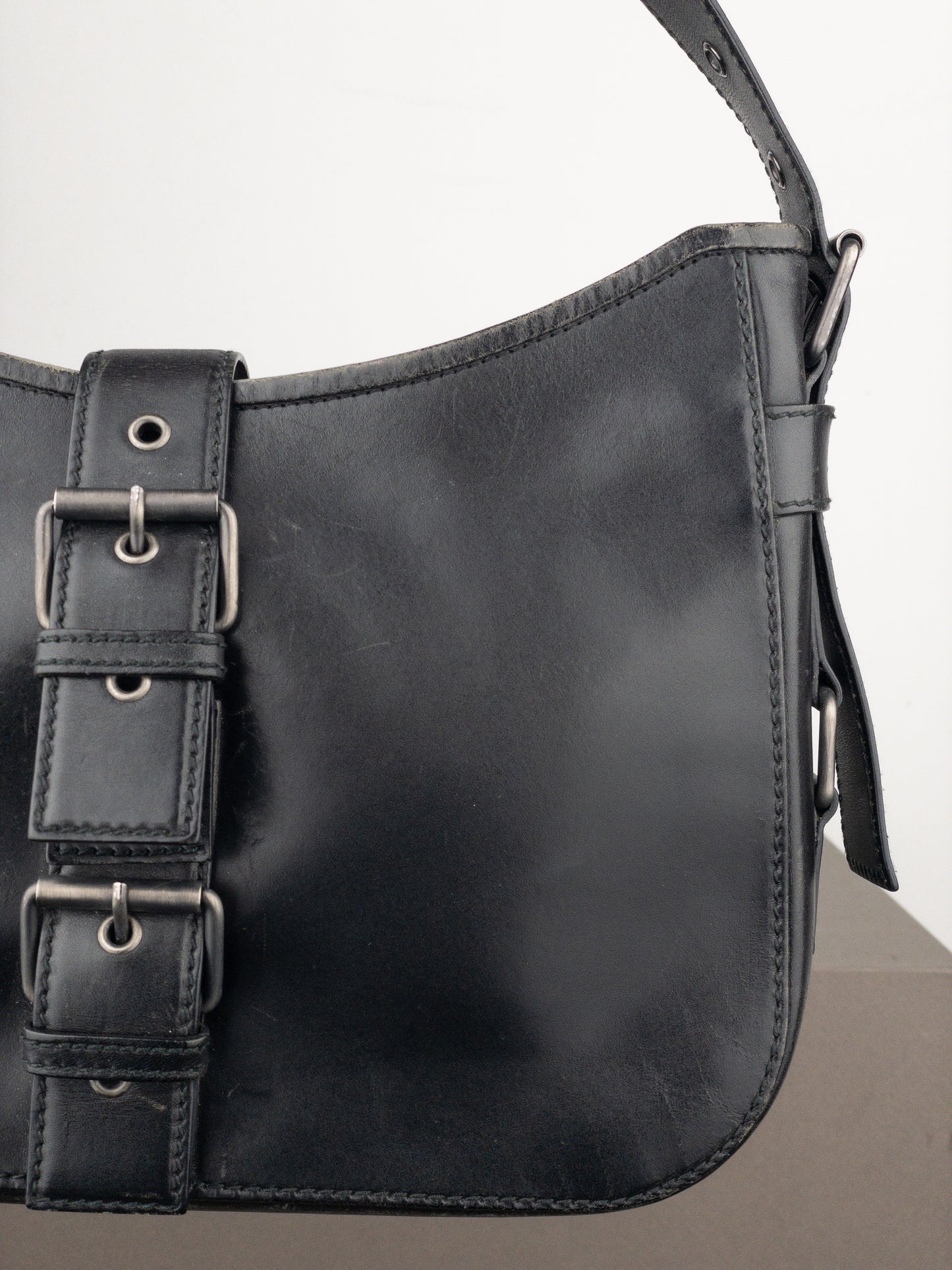 Yves Saint Laurent Rive Gauche by Tom Ford 2000s Hobo Shoulder Bag