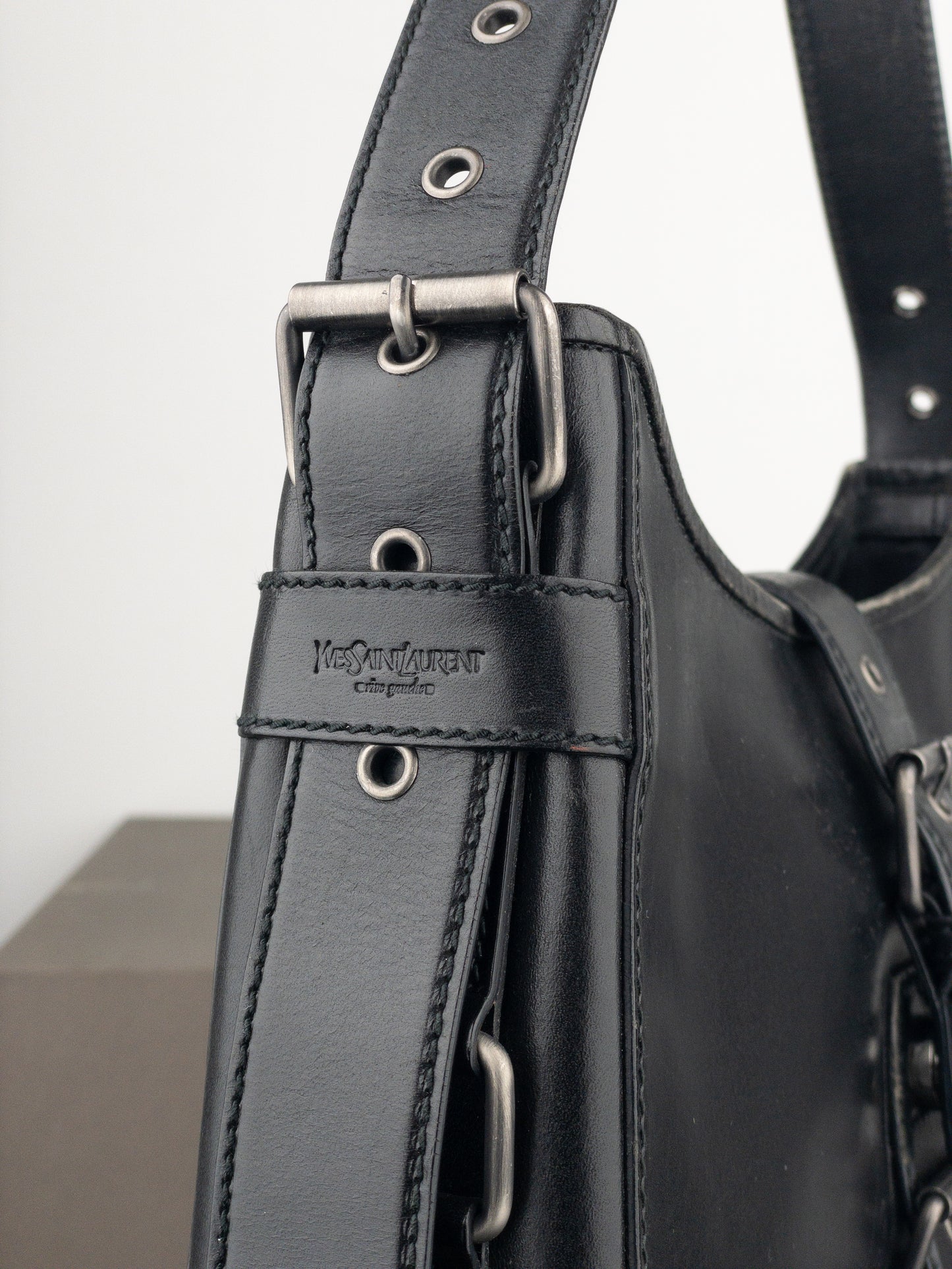 Yves Saint Laurent Rive Gauche by Tom Ford 2000s Hobo Shoulder Bag