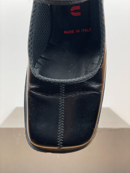 Miu Miu AW99 Square Toe Bubble-Sole Mary Jane Pump Heels
