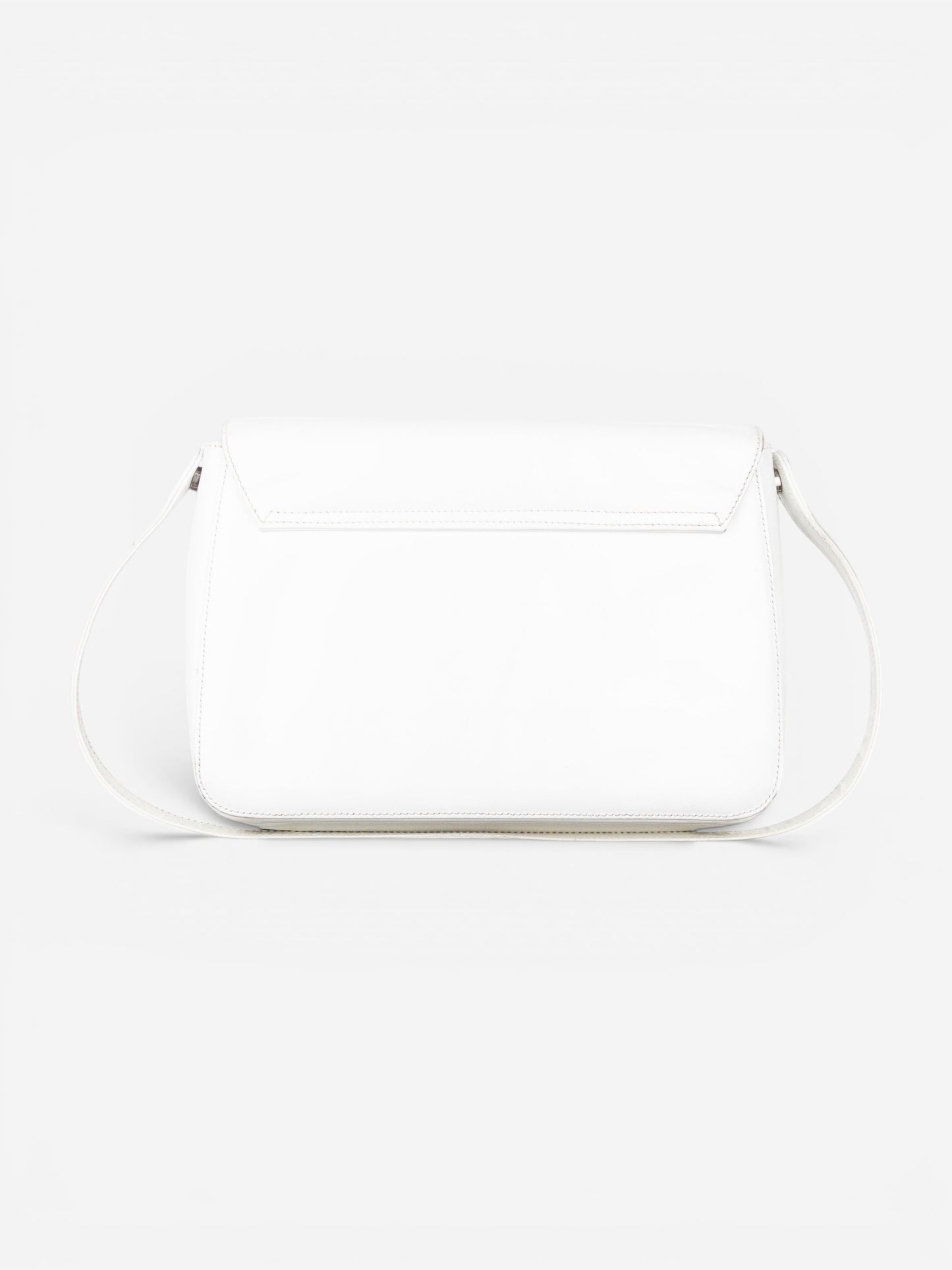 Prada 2000s Metal Ring Leather Shoulder Bag – photo 3