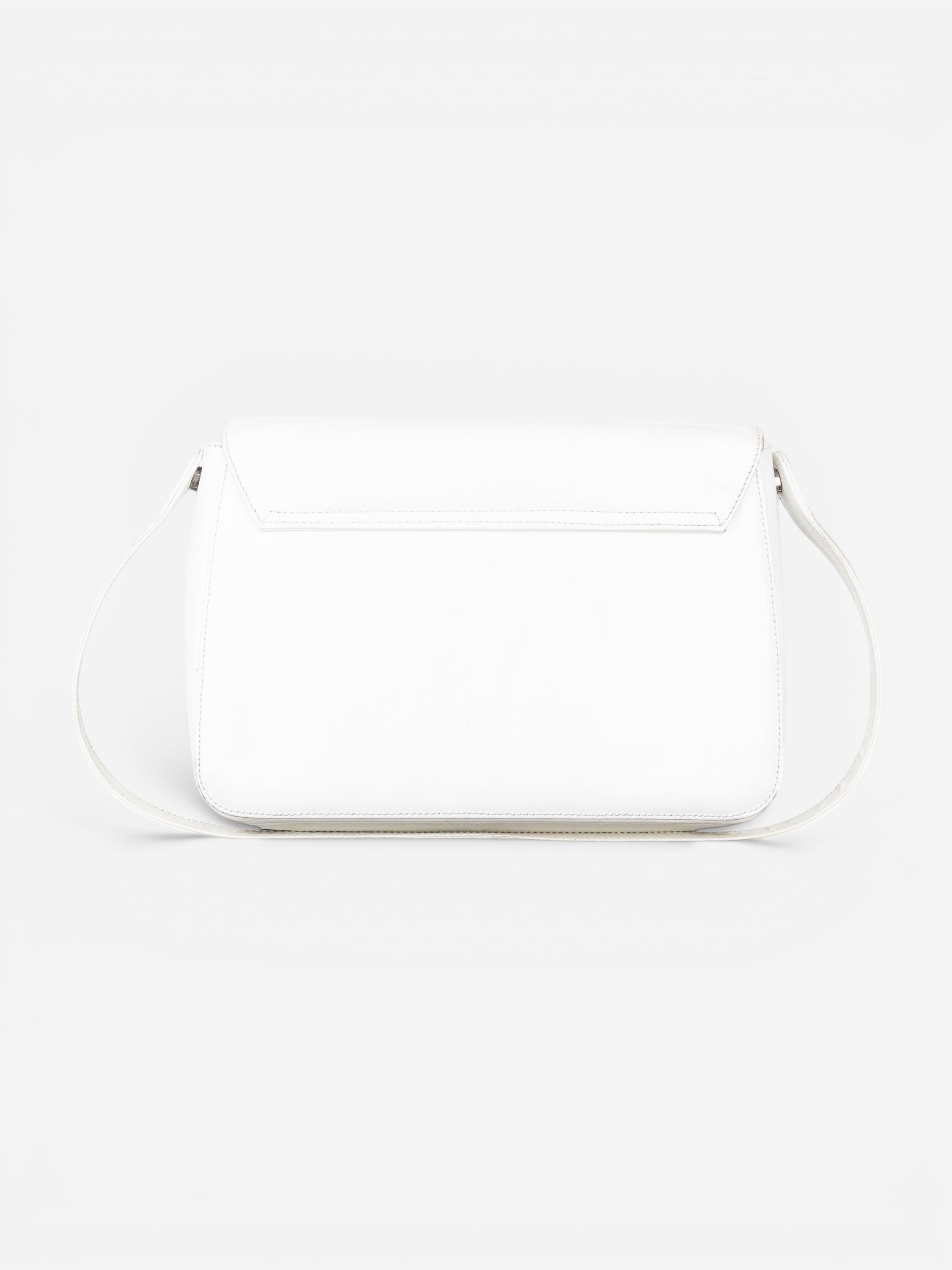 Prada 2000s Metal Ring Leather Shoulder Bag – photo 3